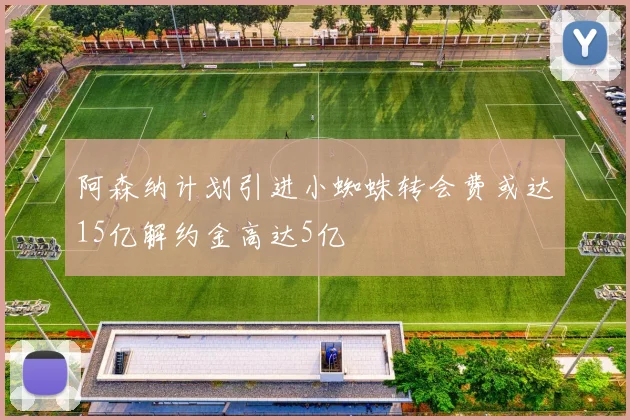 阿森纳计划引进小蜘蛛转会费或达15亿解约金高达5亿